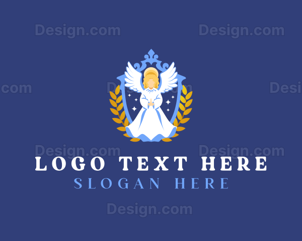 Divine Religious Angel Logo