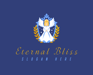 Religious Angel Shield logo