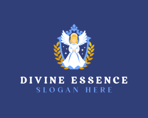 Divine Religious Angel logo design