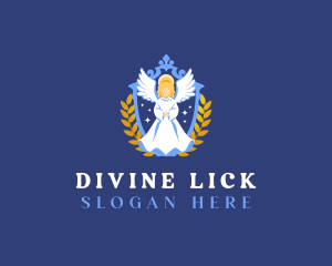 Divine Religious Angel logo design