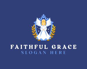 Divine Religious Angel logo design