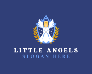 Divine Religious Angel logo design