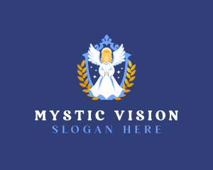 Divine Religious Angel logo design