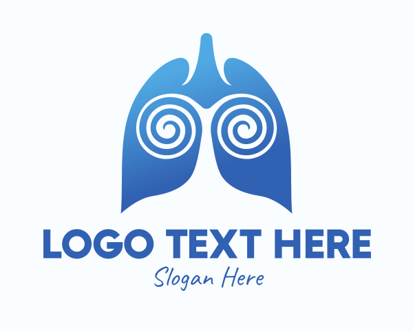 Lung Cancer logo example 4