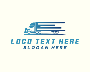 Logistics Truck Delivery logo