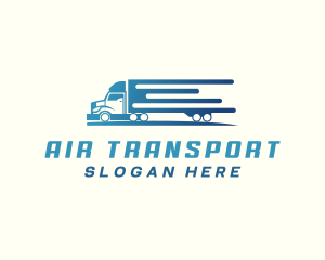 Logistics Truck Delivery logo design