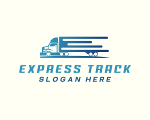 Logistics Truck Delivery logo design