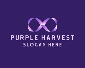 Purple Gradient Ampersand logo design