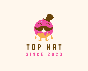 Mister Donut Hat logo design