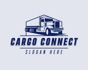 Cargo Trucking Transportation logo design