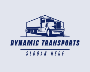 Cargo Trucking Transportation logo design