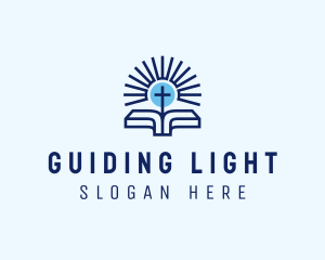 Catholic Bible Book  logo design