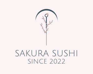 Organic Sakura Acupuncture Therapy  logo design