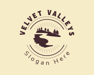 Nature River Valley logo design