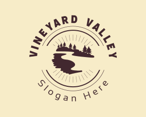 Nature River Valley logo design