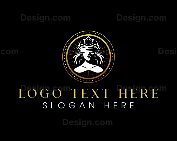 Woman Elegant Goddess Logo