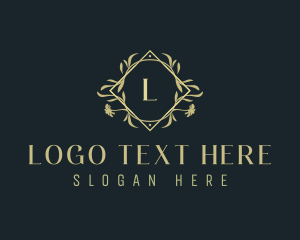 Elegant Ornamental Floral  logo