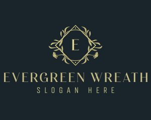 Elegant Ornamental Floral  logo design