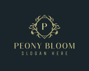 Elegant Ornamental Floral  logo design