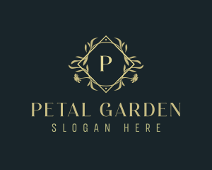 Elegant Ornamental Floral  logo design