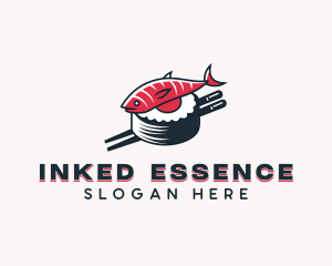 Fish Sushi Dining Logo