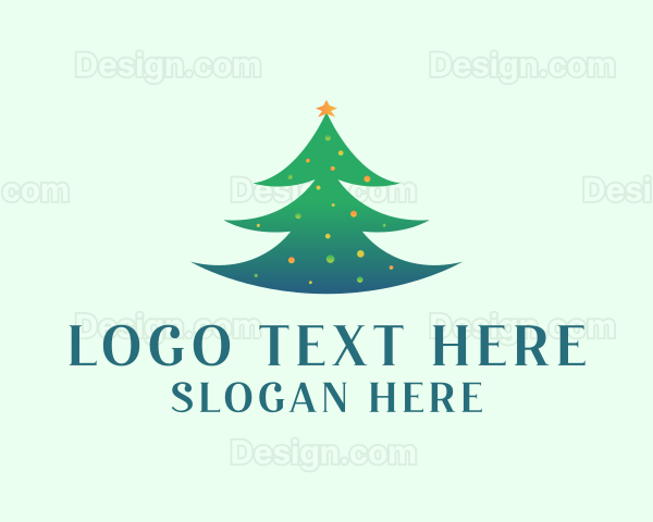 Holiday Christmas Tree Logo