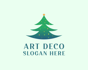 Holiday Christmas Tree logo design