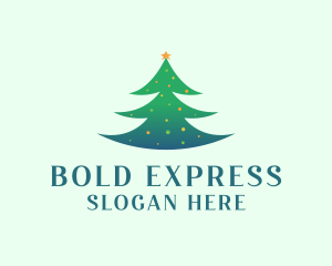 Holiday Christmas Tree logo design