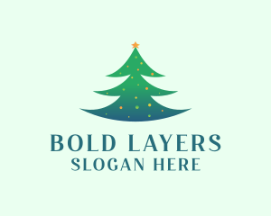 Holiday Christmas Tree logo design