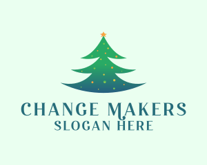 Holiday Christmas Tree logo design