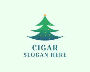 Holiday Christmas Tree logo design