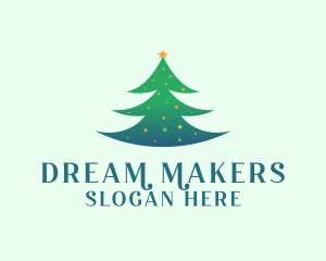 Holiday Christmas Tree logo design