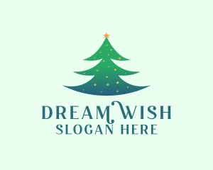 Holiday Christmas Tree logo design