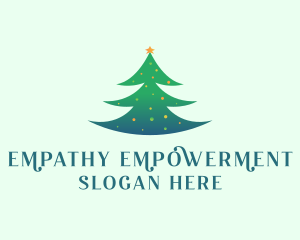 Holiday Christmas Tree logo design