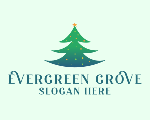 Holiday Christmas Tree logo design