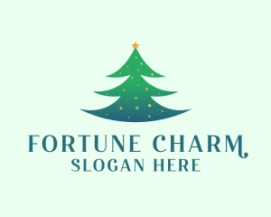 Holiday Christmas Tree logo design