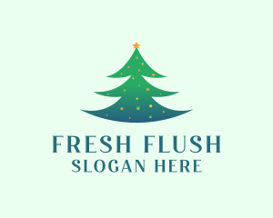 Holiday Christmas Tree logo design