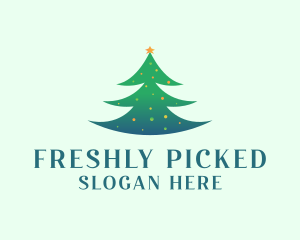 Holiday Christmas Tree logo design