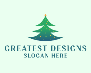 Holiday Christmas Tree logo design