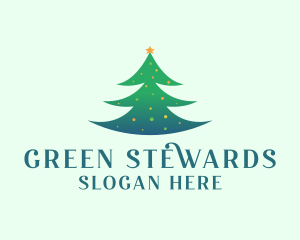 Holiday Christmas Tree logo design