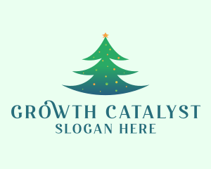 Holiday Christmas Tree logo design