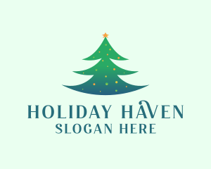 Holiday Christmas Tree logo design