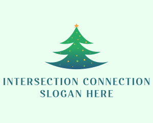 Holiday Christmas Tree logo design