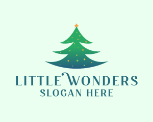 Holiday Christmas Tree logo design