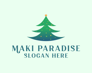 Holiday Christmas Tree logo design