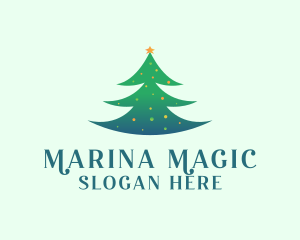 Holiday Christmas Tree logo design