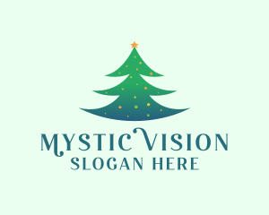 Holiday Christmas Tree logo design