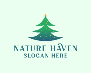 Holiday Christmas Tree logo design