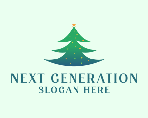 Holiday Christmas Tree logo design