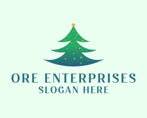 Holiday Christmas Tree logo design